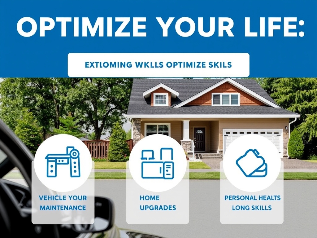 Optimize Your Life: Vehicle Maintenance, Home Upgrades, Personal Health and Lifelong Skills