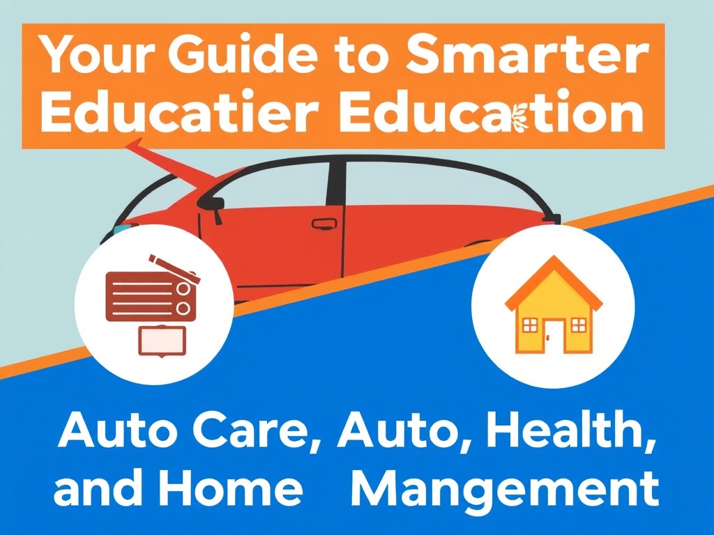 Your Guide to Smarter Education, Auto Care, Health, and Home Management