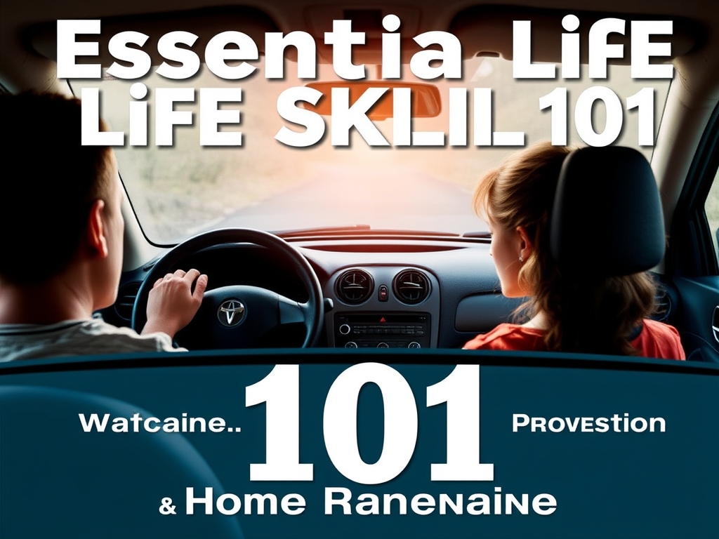 Essential Life Skills 101: Navigating Education, Auto Care, Personal Wellness, and Home Maintenance