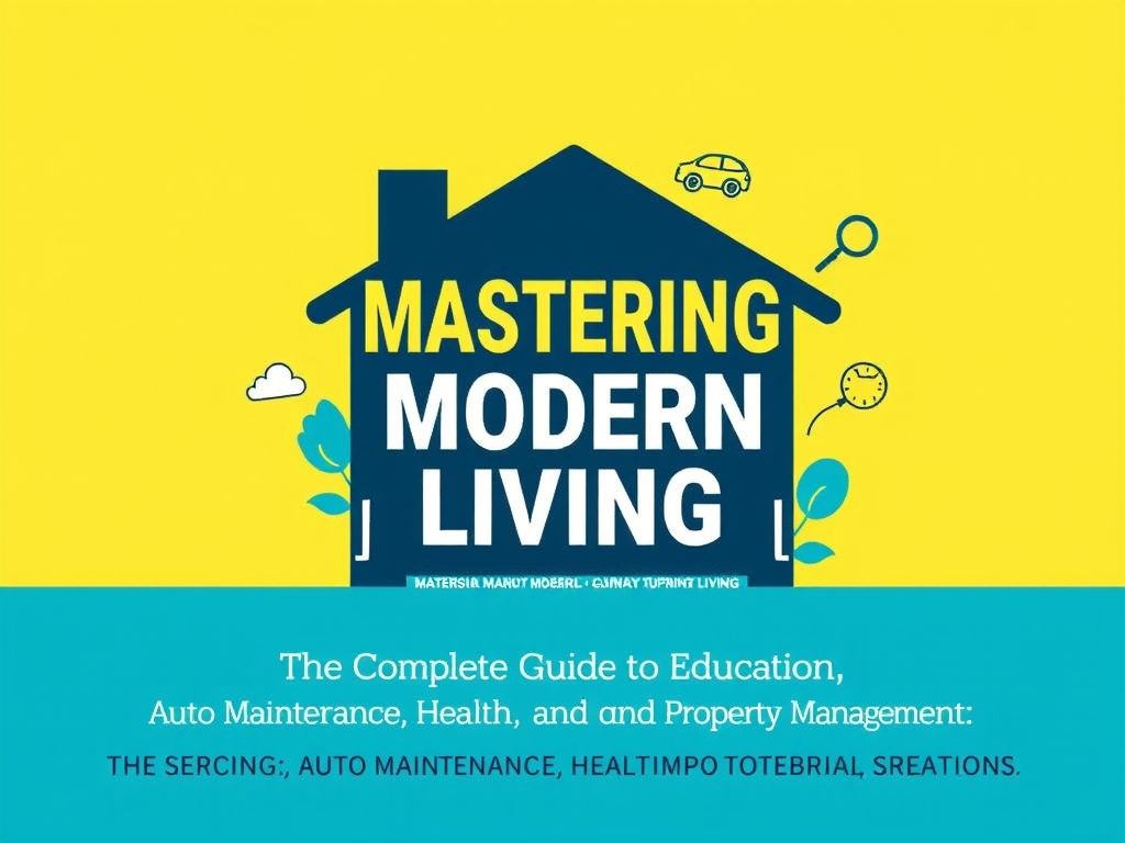 Mastering Modern Living: The Complete Guide to Education, Auto Maintenance, Health, and Property Management