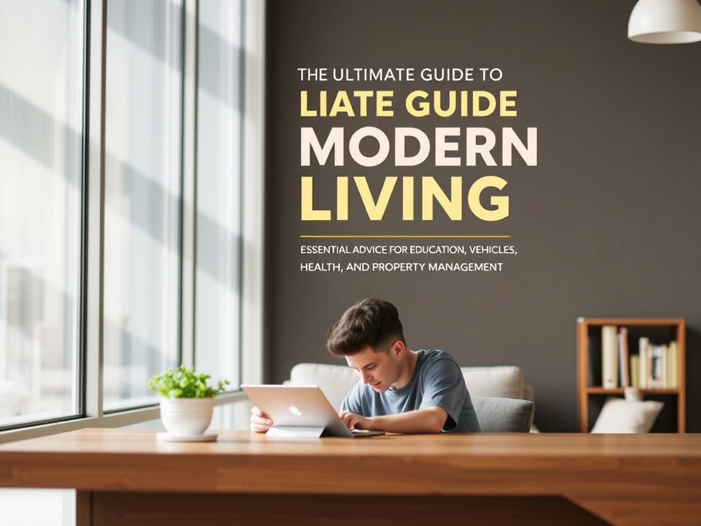 The Ultimate Guide to Modern Living: Essential Advice for Education, Vehicles, Health, and Property Management