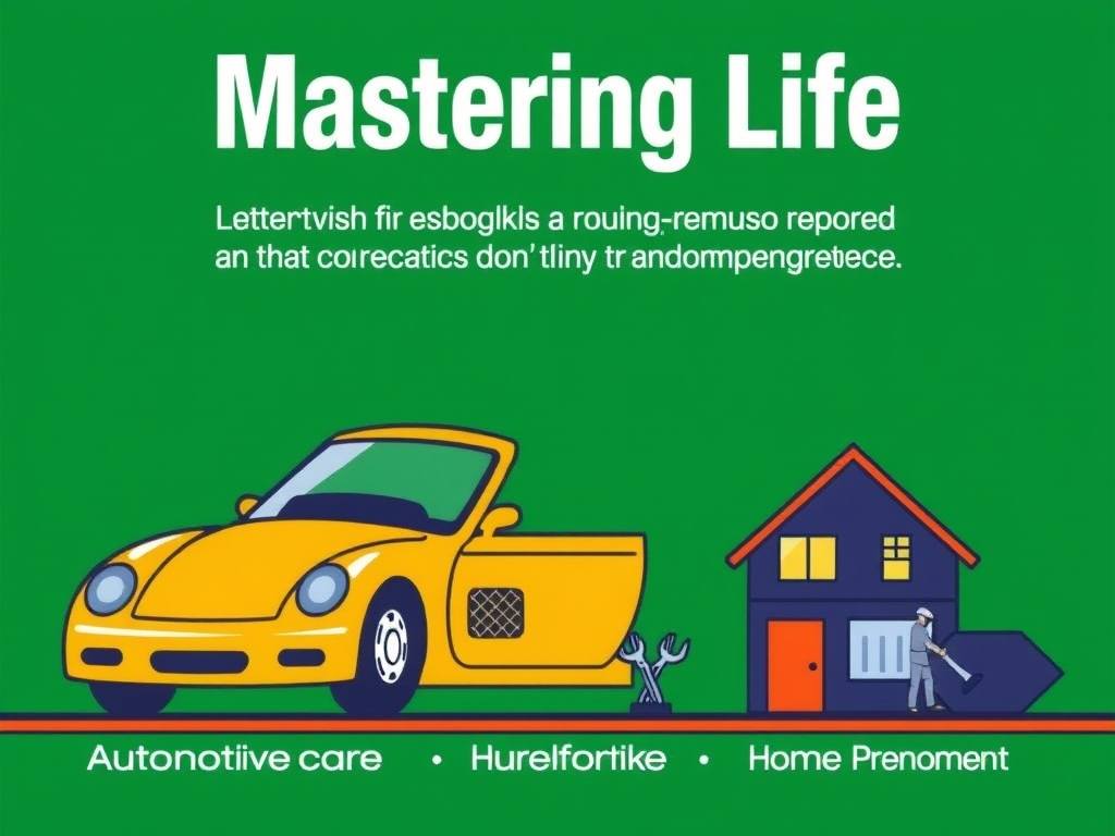 Mastering Life: A Comprehensive Guide to General Knowledge, Automotive Care, Health & Wellness, and Home Improvement
