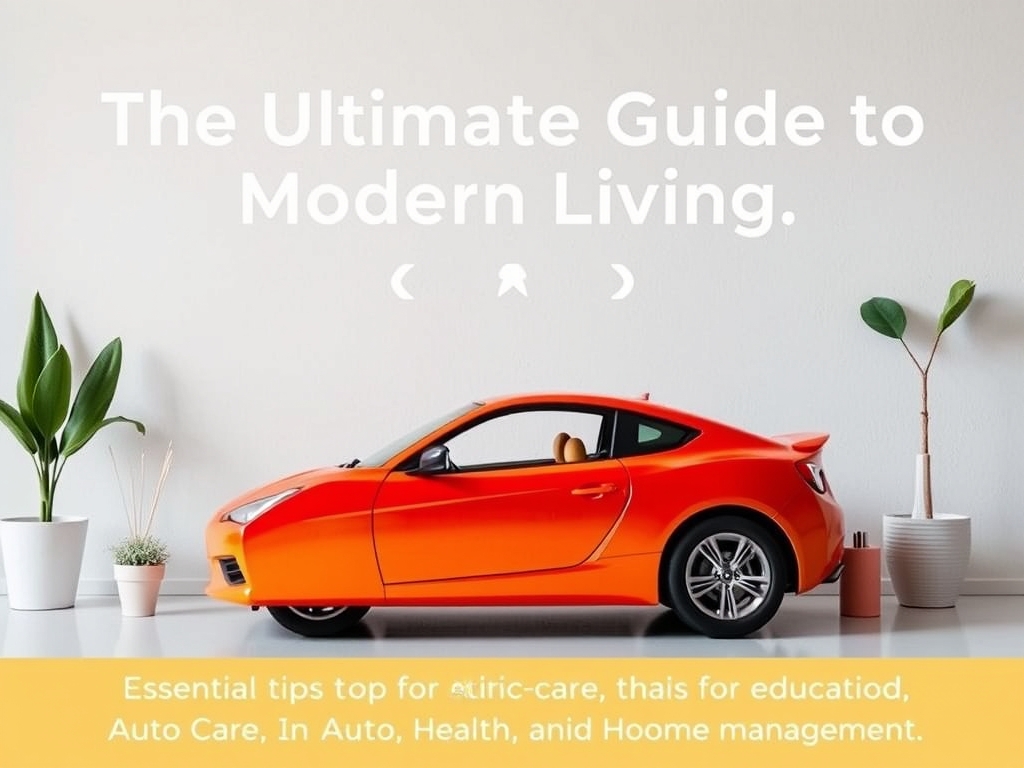 The Ultimate Guide to Modern Living: Essential Tips for Education, Auto Care, Health, and Home Management