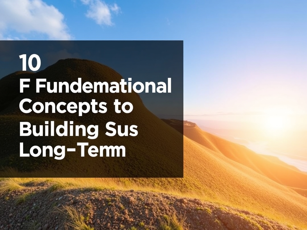10 Foundational Concepts for Building Sustainable Long-Term Wealth
