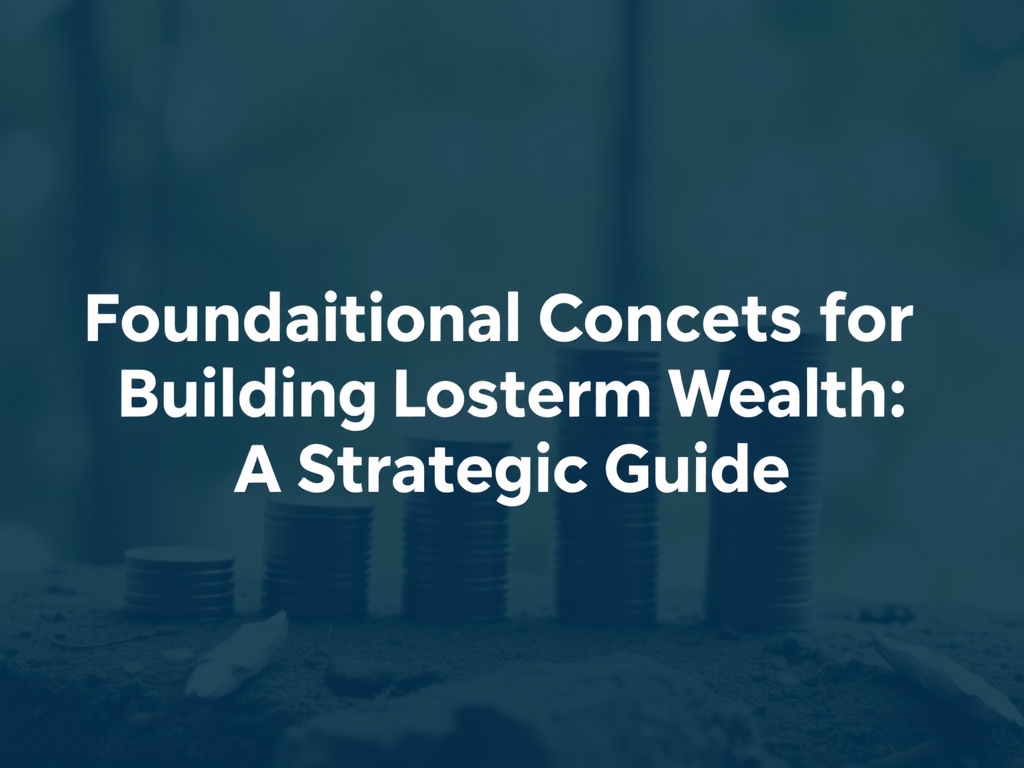 Foundational Concepts for Building Long-Term Wealth: A Strategic Guide